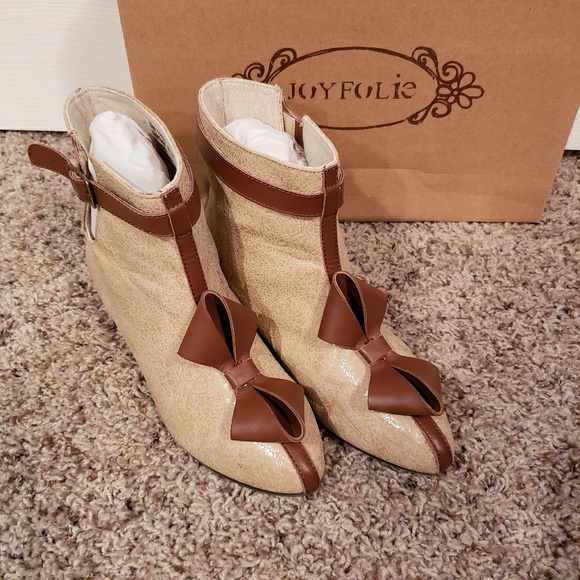 SOLD Joyfolie Girls Dalia Bow Bootie Boot Youth 3 - Picture 3 of 8